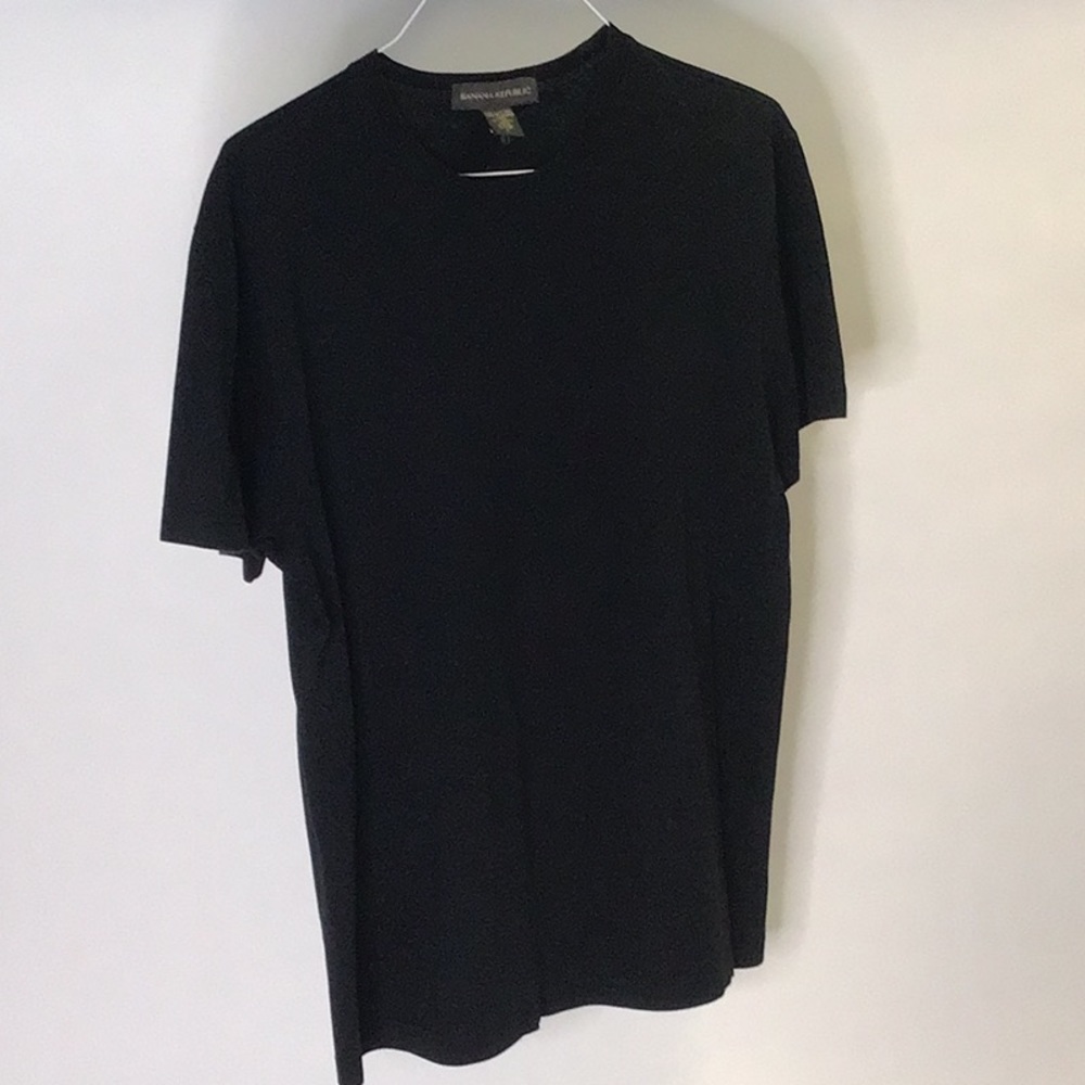 Banana Republic Black Mens T-shirt Sz L